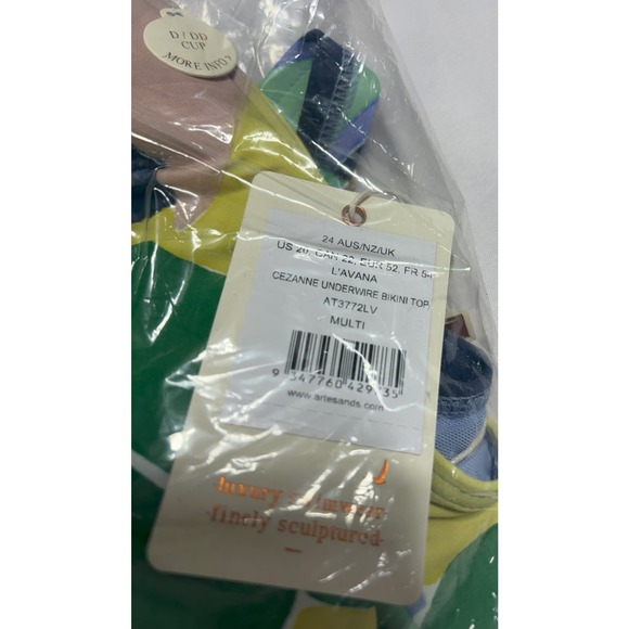 ArteSands NWT Lav‎ Botticelli D- & DD-Cup Underwire Bikini Top Sz 20 MSRP $110 - Picture 6 of 6